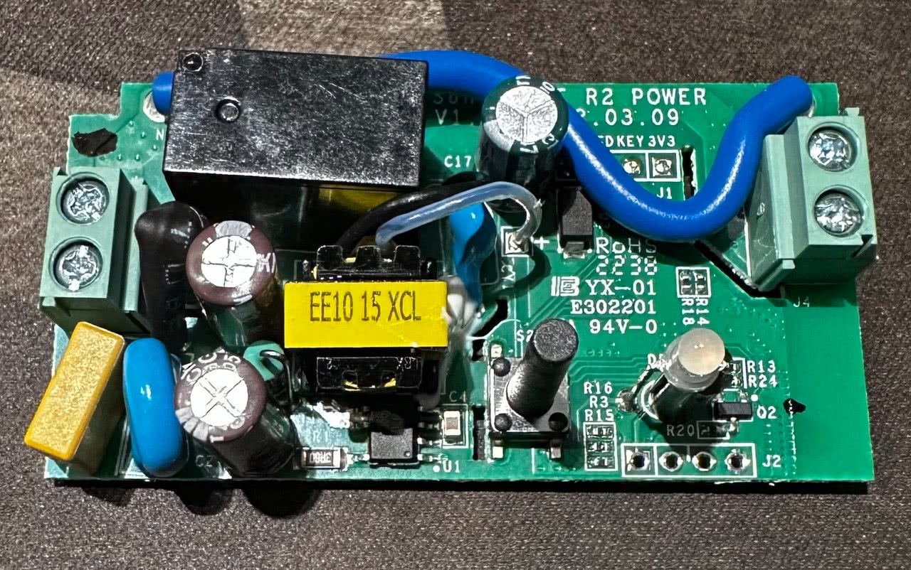 Sonoff BASIC R2 v1.4 PCB 2023 Model alt text